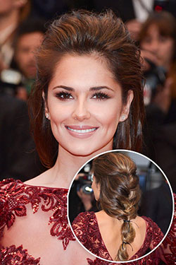 Cheryl Cole’s Braided Hairstyle: 