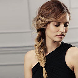 Side Fishtail Braid: 