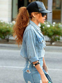 Swag Snap back outfit idea with a Ponytail: Outfit Ideas  