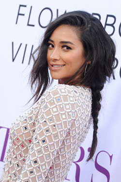 Shay Mitchell's style is all about volume.: 