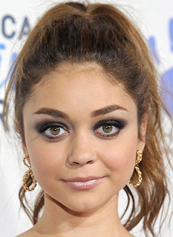 Dry High Ponytail - Sarah Hyland: 