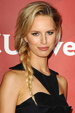 Karolina Kurkova Fishtail Braid: 