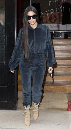 Kim Kardashian Sports Pants: 