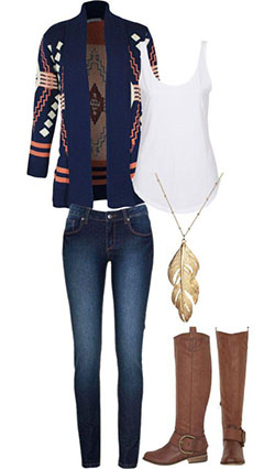 Love the Aztec pattern sweater!: 