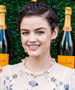Lucy Hale's French Braids: 