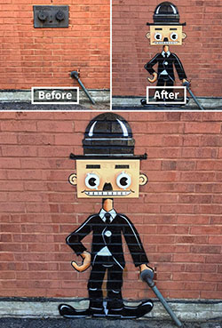 Meet The Street Artist Transforming Dreary Objects Into Quirky Creations: 