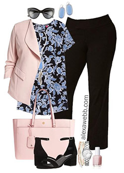 Plus Size Spring Work Outfit: Polyvore Outfits 2019  