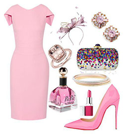 Easter Outfit by Polyvore featuring Antonio Berardi, Christian Louboutin, Judith Leiber, and Clinique: 