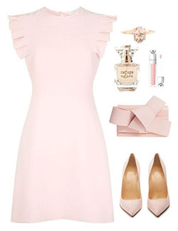 Light Pink Cute Easter Dress Idea For Girls: 