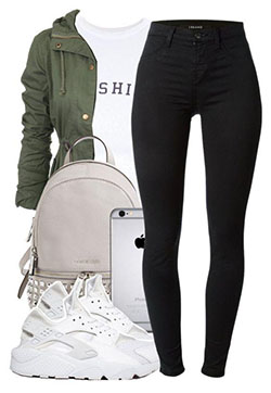This outfit featuring Wildfox, MICHAEL Michael Kors, NIKE and J Brand: Lifestyle,  Clothing Accessories,  Plus size outfit,  Nike Huarache,  Polyvore outfits  