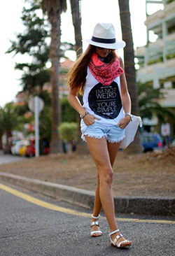 Stylish Way to Wear Shorts For Girls: Denim Shorts  