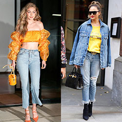 Swag outfit ideas to copy from celebrities! #Denim #StreetStyle: Swag outfits,  party outfits,  Ripped Jeans,  Denim Outfits,  Slim-Fit Pants,  Celebrity Fashion  
