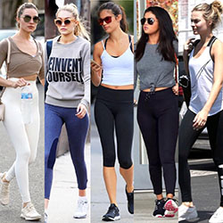 Gym Outfit Ideas Celebrity Inspired - Celebrities wearing fitness / gym outfits!: Fitness Model,  Celebrity Fashion  