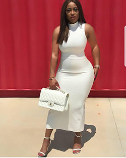 White Beautiful Outfit For Black Girl # white party dress #white Purse: party outfits  