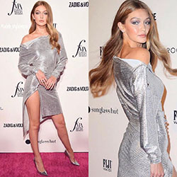 Gigi Hadid at the Daily Front Row’s 2018 Fashion Media awards in NYC, #CelebrityFashion #StreetStyle: party outfits,  Gigi Hadid,  Celebrity Fashion,  Brandon Maxwell  