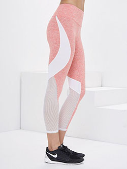 Curve Panel Legging Gym Outfit ideas For Girls: 