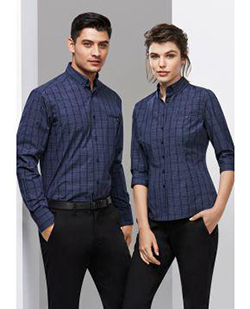 BIZ COLLECTION Men’s Harper Long Sleeve Shirt: Long Sleeve Shirt,  Mens Long Sleeve Shirt,  Lumberjack shirt,  Blue shirt  