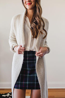 Capsule Wardrobe Remix: How to Wear a Plaid Skirt, Four Ways: Check Skirt  