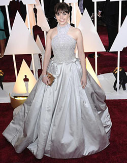 Felicity Jones in Alexander McQueen: 