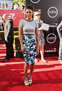 Jessica Szohr arrive at the ESPY Awards: 