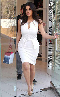 Kim Kardashian's most stylish outfits ever. Kim Kardashian Party Dresses Outfit Ideas: evening dress  