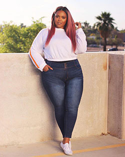 Plus Size Fashion for Women #plussize: Plus size outfit,  Chubby Girl attire  