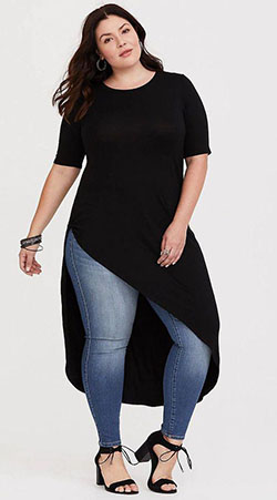 Plus Size Jeans Denim Blau Curvy: black girls jeans outfit  