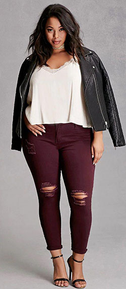 Plus Size Mid-Rise Jeans: black girls jeans outfit  