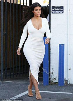 Kim Kardashian is angelic in white for second day in a row: 