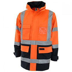 DNC WORKWEAR Hi-Vis “H” pattern 2T Bio-motion tape Jacket 3962: 