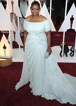 Octavia Spencer: Academy Awards Red Carpet Fashion: 