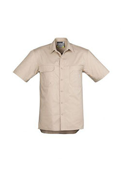 SYZMIK Men’s Lightweight Short Sleeve Tradie Shirt ZW120: shirts,  short sleeve shirt  