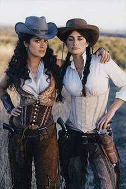 Best Cowgirl Outfits Ideas: Cowgirl Outfits,  Salma hayek,  cowgirl hat,  Country Outfits  