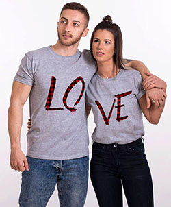 Couples gift set, Love Couples shirts, Matching couples gift set, Gift idea for ...: 