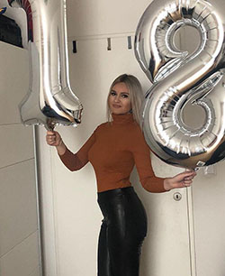 #18thbirthday Party outfit | Black leather pant with brown highneck: party outfits,  Birthday Photoshoot  