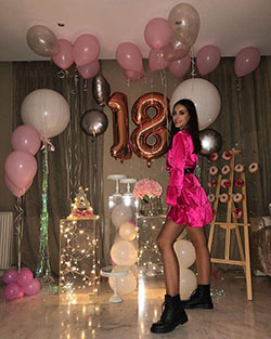 Little girls with dreams, become women with vision.? #18thbirthday #eighteena...: Birthday Party Outfit,  Birthday Photoshoot  