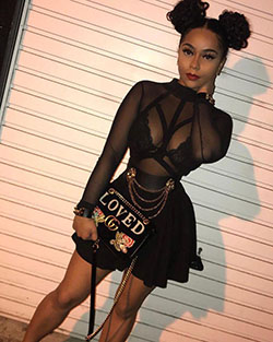 Black Girls Casual wear, Crop top: 