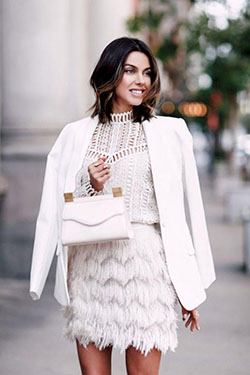 40 All White Outfit Ideas for Women: party outfits  