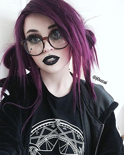Human hair color. Goth subculture, Hair coloring: Hairstyle Ideas,  Hair Care,  Gothic fashion,  Goth dress outfits  