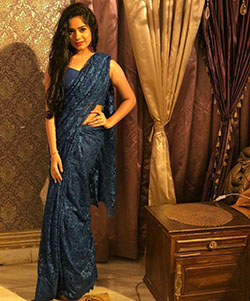 Jannat zubair in saree: Television show,  Jannat zubair,  Pankti Sharma,  Child actor,  Hot Girls In Saree  