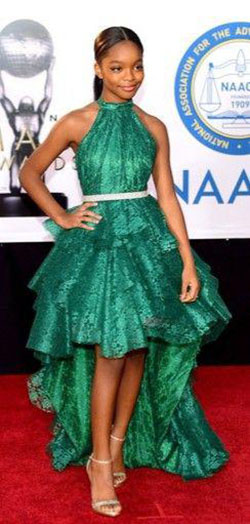 49th NAACP Image Awards.: Red Carpet Dresses,  Issa Rae,  Marsai Martin,  Regina Hall  