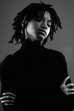 Black and white. Willow Smith: Willow Smith,  Fashion photography,  Portrait photography,  Eris Baker Instagram,  Eris Baker Pics,  Monochrome photography  