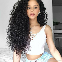 Cute Curly Hair For Teen Girls: Lace wig,  Hairstyle Ideas,  Lace Closures  
