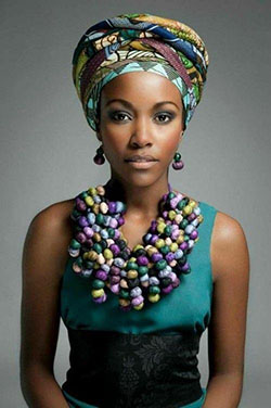 African Head Wraps. Black Girls Head tie, Clothing Accessories: 