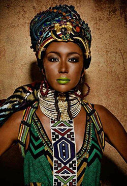 African wax prints. Black Girls Ethnic group, Islamic fashion: 