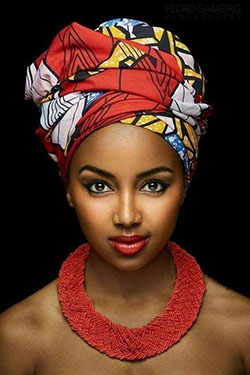 Black Girls Head tie, African Americans: 