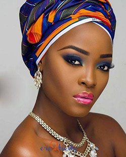 Black Girls Head tie, Beauty Pageant: 