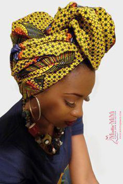 Black Girls Head tie, Clothing Accessories: 
