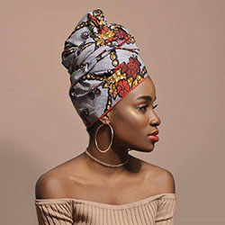 Ankara Head Wraps. Black Girls Head tie, head wrap: 