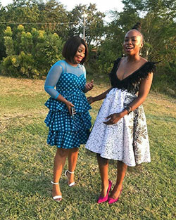 Black Girls Polka dot, Formal wear: 